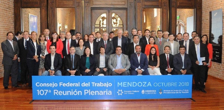 Ro Negro particip en la 107 Reunin Plenaria del Consejo Federal del Trabajo en Mendoza